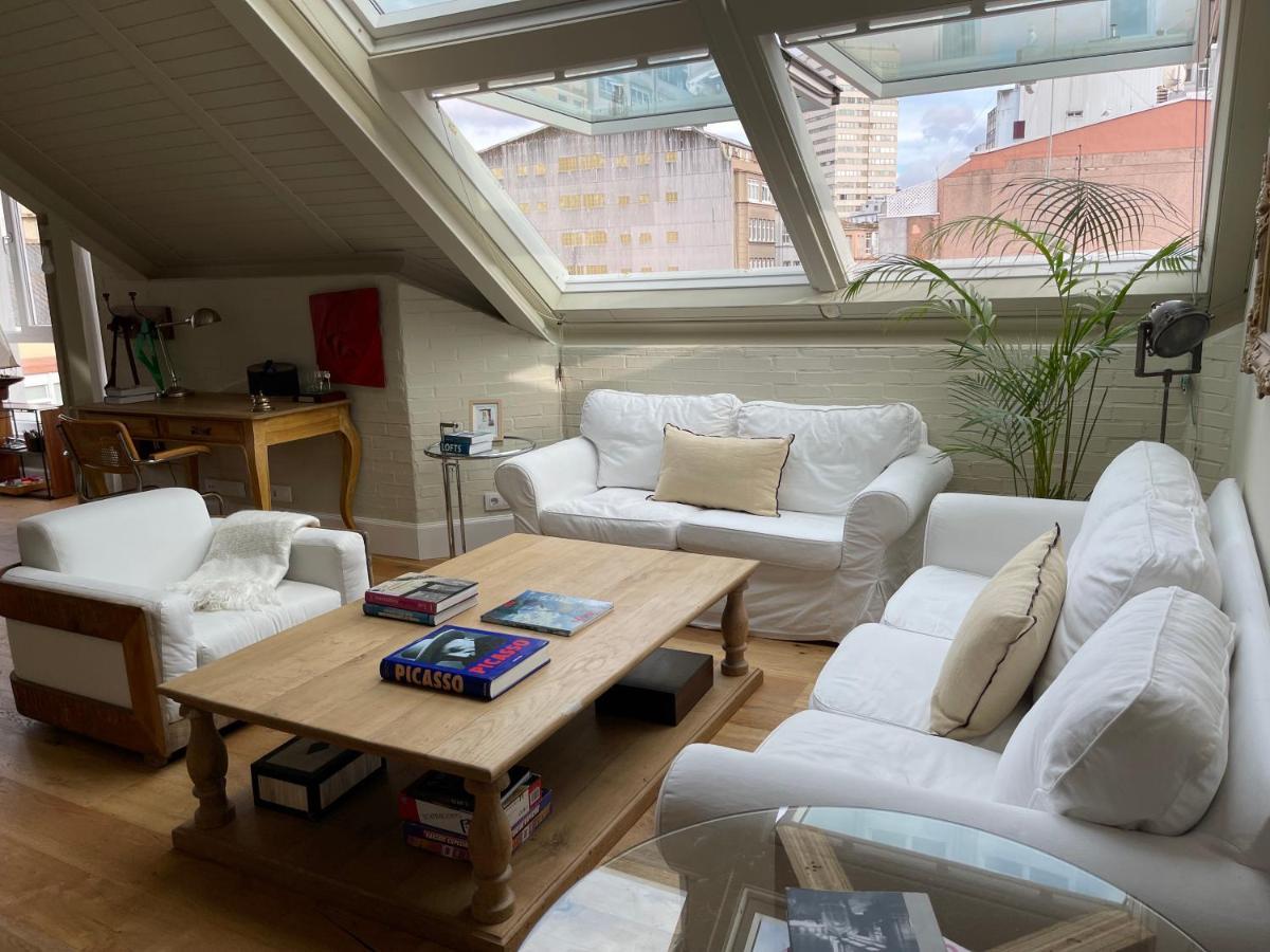 Espectacular Apartamento En El Centro De La Ciudad Corunha Exterior foto